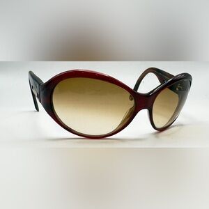 Anne Klein AKNY3118 Burgundy Oval Sunglasses Frames Only